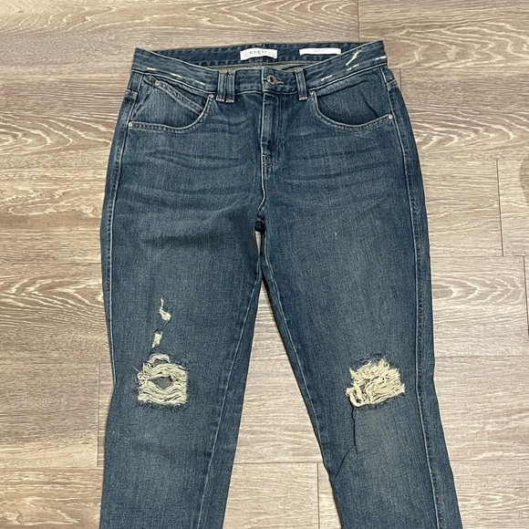 Guess Boy Fit Distressed Ripped Jeans Size 27 - Picture 2 of 12